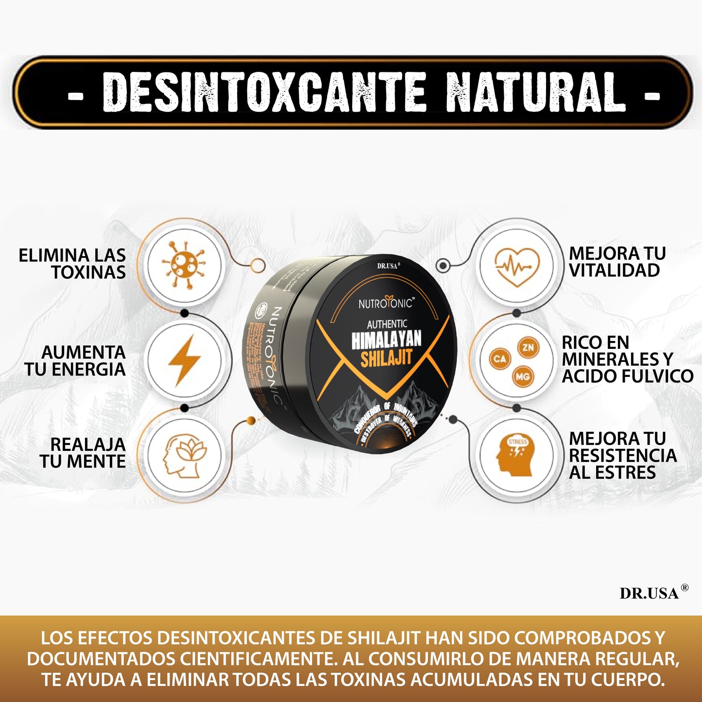 SHILAJIT HIMALAYAN"™" - Suplemento alimenticio