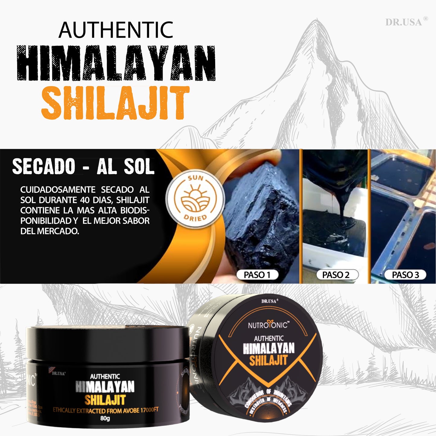 SHILAJIT HIMALAYAN"™" - Suplemento alimenticio